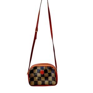 Authentic Fendi Vintage Checkerboard Purse Bag Pre-Pequin Rare '70s '80s